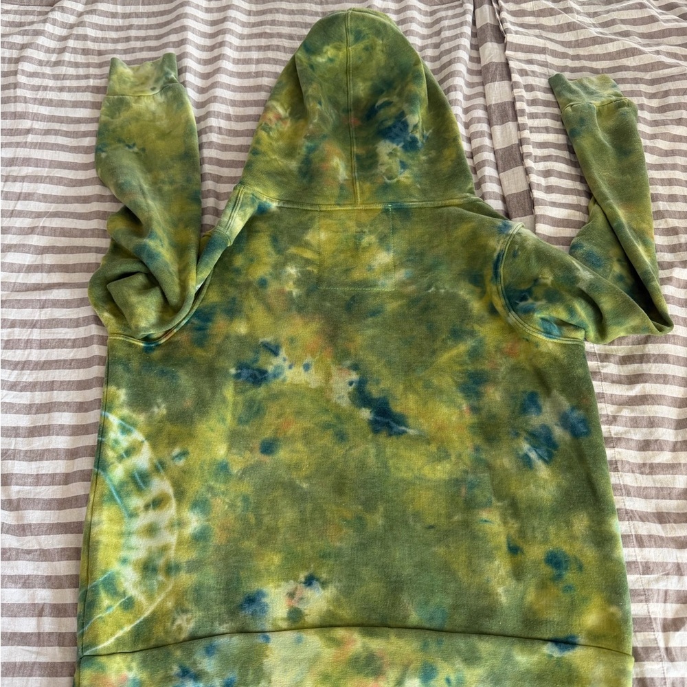 Aviator Nation Green and Yellow Tie-Dye Ninja Hoodie and Sweatpants SET - Picture 8 of 16